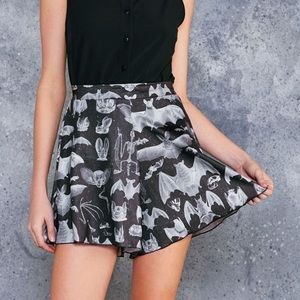 Gone Batty Shiny Shorts